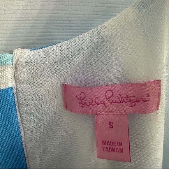 Lilly Pulitzer Dress Shift Mini Beach Coastal Shell Sleeveless Summer Size Small - Picture 6 of 8